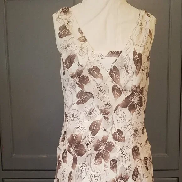 Ann Taylor Loft Floral Garden Party Dress Size 10